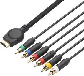 img 3 attached to Enhance your Gaming Experience with the 6FT PS3 Component AV Cable for Playstation 3 and Playstation 2 [Playstation 3 Compatible]