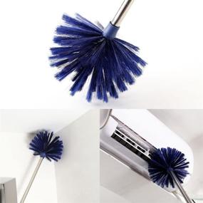 img 4 attached to 🧹 MEIBEI Removable and Washable Cobweb Duster with Long Handle-72.1&#34;, Non-Scratch Bristles Brush for Cleaning High Ceilings, Book Shelves, and Curtain Rods