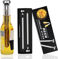 top beer chiller sticks for bottles - ideal gifts for men: dad, husband, and beer lovers! perfect christmas 🍺 stocking stuffer, birthday gift idea for the man who has everything. also great for women, brothers, adults. unique, cool stuff gadget! logo