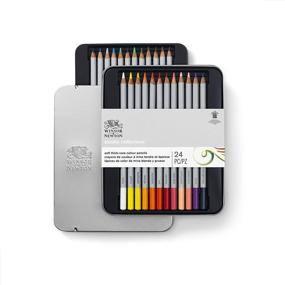 img 4 attached to 🖌️ Набор цветных карандашей Winsor & Newton Studio Collection, 24 штуки, художественного уровня