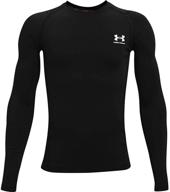 👕 under armour boys' heatgear long-sleeve t-shirt: superior performance and comfort for active kids logo