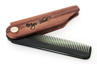 mojo slick folding comb walnut logo