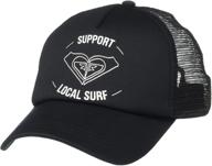 👒 trucker hat for women: roxy's stylish choice for truckin' logo