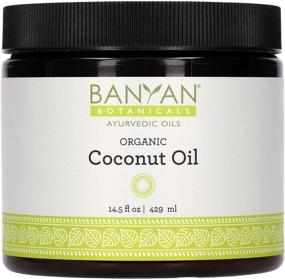 img 4 attached to 🌴 Banyan Botanicals Coconut Oil - Certified Organic, 14.5 oz: Pure and Refined Massage Oil for Pitta Dosha