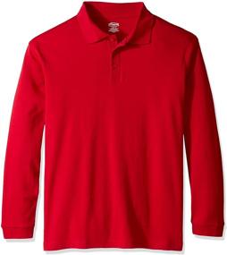 img 1 attached to Classroom School Uniforms: Unisex Interlock Men's Shirts for Classroom Attire