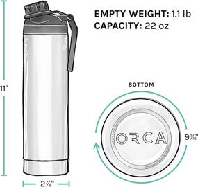 img 1 attached to Orca Seafoam Hydra 22oz Insulated Tumbler