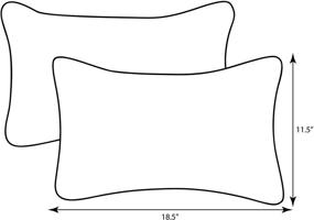 img 1 attached to Pillow Perfect Outdoor Indoor Pillows Bedding for Decorative Pillows, Inserts & Covers