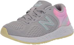 img 4 attached to Girls' Lace Up Running Shoes by New Balance Arishi