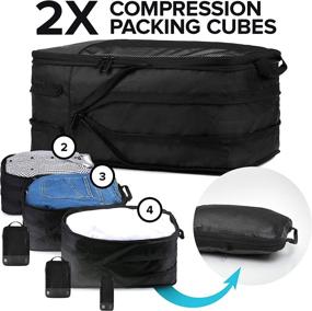 img 2 attached to 🧳 Maximize Your Travel Efficiency with VASCO Compression Travel Packing Cubes