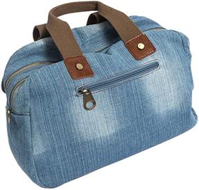 img 2 attached to Denim Handbag Womens Shoulder Hobos Women's Handbags & Wallets