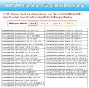 img 3 attached to JDMON Compatible Chevrolet Cadillac Pontiac