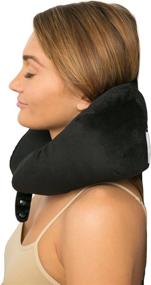img 4 attached to 🚀 Ultimate Comfort on-the-go: Fly Right Travel Pillow - The Best U Shaped Neck Support Pillows for Airplanes and Cars
