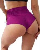 🩳 bzb women's high waist gym workout yoga shorts - scrunch booty hot pants for active butt lifting - sports leggings логотип