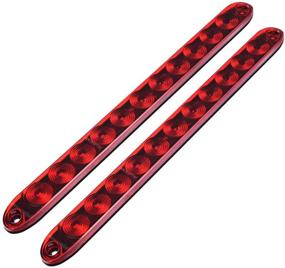 img 4 attached to 🚦 MICTUNING 2PCS 16 inches 11 LED Red Trailer Light Bar - Waterproof Sealed Park Turn Signal Light Tail Brake Stop Bar Truck Trailer Marker ID Bar: Reliable and Efficient Lighting Solution for Trucks and Trailers