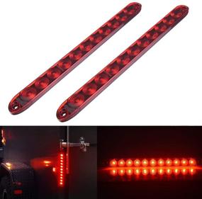 img 3 attached to 🚦 MICTUNING 2PCS 16 inches 11 LED Red Trailer Light Bar - Waterproof Sealed Park Turn Signal Light Tail Brake Stop Bar Truck Trailer Marker ID Bar: Reliable and Efficient Lighting Solution for Trucks and Trailers