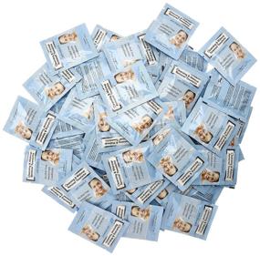 img 1 attached to 💎 Diamond Facial Makeup Remover Wipes: Convenient Individually Wrapped Packs - 500/cs