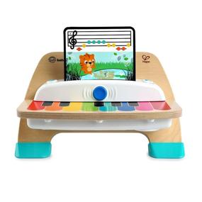 img 2 attached to 🎹 Wooden Musical Toddler Toy: Baby Einstein and Hape Magic Touch Piano, Suitable for Ages 6 Months and Up