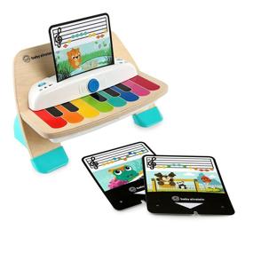 img 3 attached to 🎹 Wooden Musical Toddler Toy: Baby Einstein and Hape Magic Touch Piano, Suitable for Ages 6 Months and Up