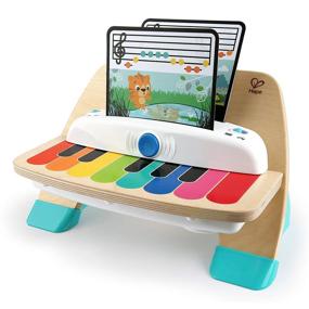 img 4 attached to 🎹 Wooden Musical Toddler Toy: Baby Einstein and Hape Magic Touch Piano, Suitable for Ages 6 Months and Up