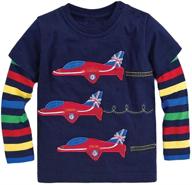 toddler little chromatic airplane boys' tops, tees & shirts by onlyso for enhanced seo logo