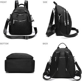 img 3 attached to 🎒 Waterproof Shoulder Backpack for Women - NEWBlack Handbags & Wallets