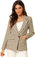 👚 allegra women's houndstooth suiting & blazers with notched button detail - fashionable women's clothing logo