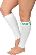 🧦 vagabond wide calf plus-size compression socks sleeves - soothing comfort for dvt with large cuffs - ideal for travel логотип