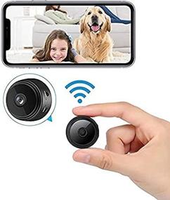 img 2 attached to 2021 New Version Mini WiFi Hidden Cameras with Audio and Video Live Feed - Cell Phone App Wireless Recording, 1080P HD Nanny Cams - Tiny Spy Cameras for Indoor/Outdoor Use (Black Mini)