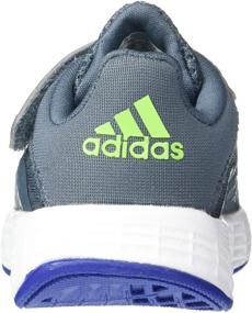 img 2 attached to Стильные и универсальные беговые кроссовки Adidas Duramo для девочек - черно-белые