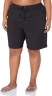 blanca all aboard boardshorts: stylish 👙 women's clothing, swimsuits & cover ups in black logo