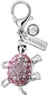 mc138 movable crystal lobster pendant logo