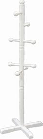 img 2 attached to Frenchi Furniture WH101 Kids Coat 🧥 Rack, White: Organize Your Child's Outerwear in Style
