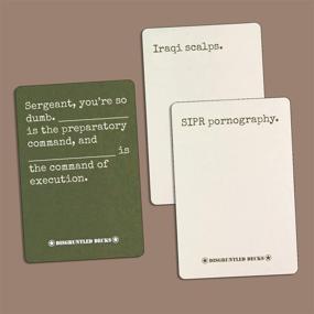 img 1 attached to 🎖️ Disgruntled Decks: Army Themed Expansion Pack - The Ultimate Card Game for Veterans