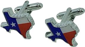 img 3 attached to Texas Flag Shape Cufflinks Cufflinks