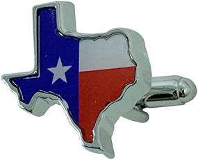 img 2 attached to Texas Flag Shape Cufflinks Cufflinks