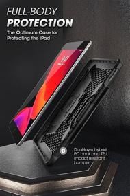img 1 attached to 📱 SUPCASE UB Series Protective Case for iPad 10.2 2019/2020/2021, iPad Air 3 10.5 Inch, with Apple Pencil Holder - Full Body Rugged Design for iPad 9th/8th/7th Gen (Black)