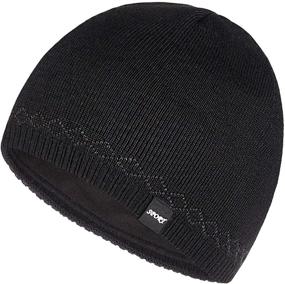 img 4 attached to 🧣 Bodvera Men's Winter Beanie Hat: Warm Knit Skull Cap with Cuffed Design - Choose from 3 Patterns