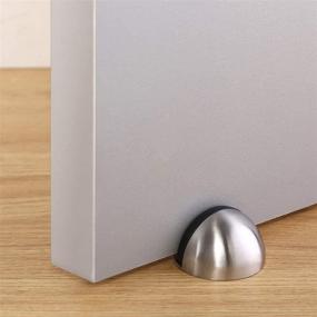 img 1 attached to 🚪 KES Stainless Steel Safety Door Stop 5 Pack – Contemporary Style, Heavy Duty Brushed Finish – Reliable Metal Door Holder