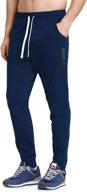 🏋️ baleaf men's slim fit tapered joggers sweatpants with pockets - athletic pants for cold weather sports workout and running logo