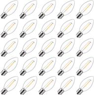 💡 convenient & economical replacement: candelabra chandeliers c7 bulbs 25-pack logo