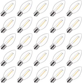 img 4 attached to 💡 Convenient & Economical Replacement: Candelabra Chandeliers C7 Bulbs 25-Pack