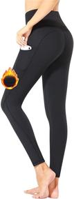 img 4 attached to PHISOCKAT Pockets Control Leggings Workout Sports & Fitness and Other Sports