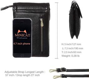 img 1 attached to MINICAT Roomy Pockets Crossbody Wallet Women's Handbags & Wallets