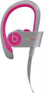 🎧 powerbeats2 wireless in-ear headphone - pink/gray: unleash your music with style" logo