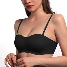 img 2 attached to 👙 OGET Strapless Bras: Comfortable, Wirefree Bandeau for Women's Clothing