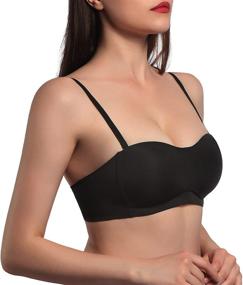 img 3 attached to 👙 OGET Strapless Bras: Comfortable, Wirefree Bandeau for Women's Clothing