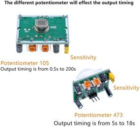 img 2 attached to 🔦 Oiyagai AM312 Мини Пироэлектрический модуль датчика PIR - 2 шт. Руководство по обнаружению движения инфракрасного излучения IR