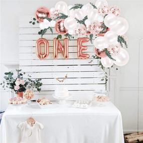 img 3 attached to Exquisite 68PCS Rose Gold Balloons Garland Kit - Perfect for Birthday, Wedding, Bridal Shower – By Patimate