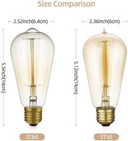 img 1 attached to Edison Vintage Squirrel Filament 6-Pack