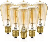 edison vintage squirrel filament 6-pack logo